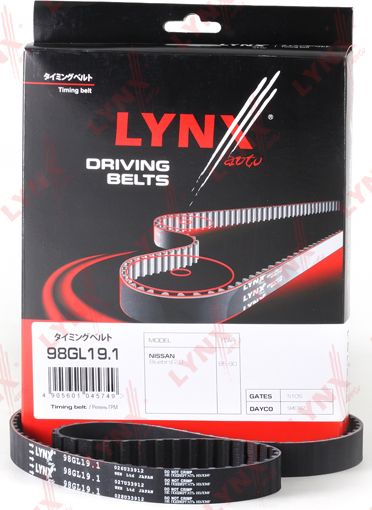 Ремень ГРМ LYNXauto для Nissan Bluebird VIII (T12, T72) 1985-1990. Артикул 98GL19.1