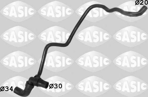 Патрубок радиатора (системы охлаждения) Sasic. Артикул 3406277