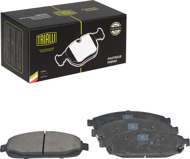 Тормозные колодки Trialli передние для Jeep Commander XK, XH 2005-2010. Артикул PF 4239