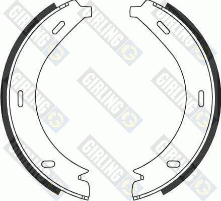 Тормозные колодки (стояночная тормозная система) Girling. Артикул 5186884