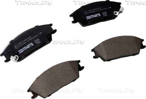 Тормозные колодки Zentparts. Артикул Z07304