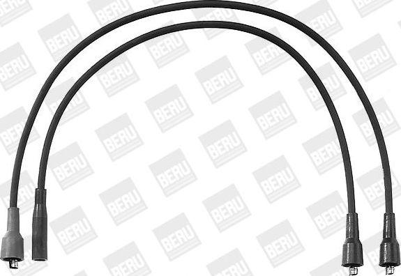 Высоковольтные провода (провода зажигания) (комплект) Beru для Mitsubishi Space Wagon I 1984-1988. Артикул ZEF769