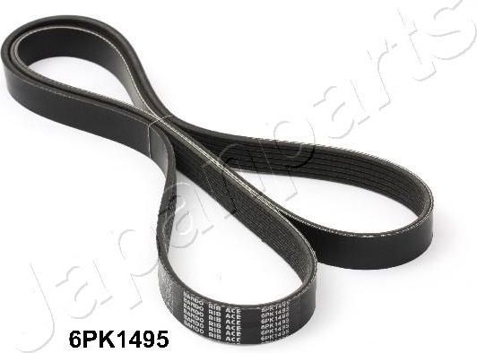 Приводной ремень поликлиновой Japanparts. Артикул DV-6PK1495