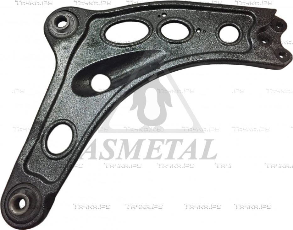Поперечный рычаг передней подвески Asmetal (сталь) правый нижний для Renault Trafic III 2014-2026. Артикул 30RN0523