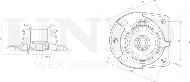 Опора амортизационной стойки (Unio). Артикул RMP-13080