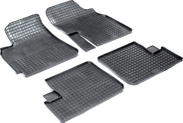 Коврики резиновые Seintex с узором сетка для салона Chery Tiggo Т11 2005-2013. Артикул 00408