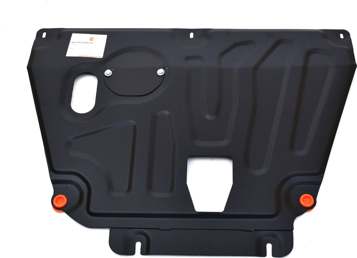 Защита Alfeco для картера и КПП (на пыльник с уст. на штатные точки крепления) Hyundai Solaris II 2017-2026. Артикул ALF.10.50st