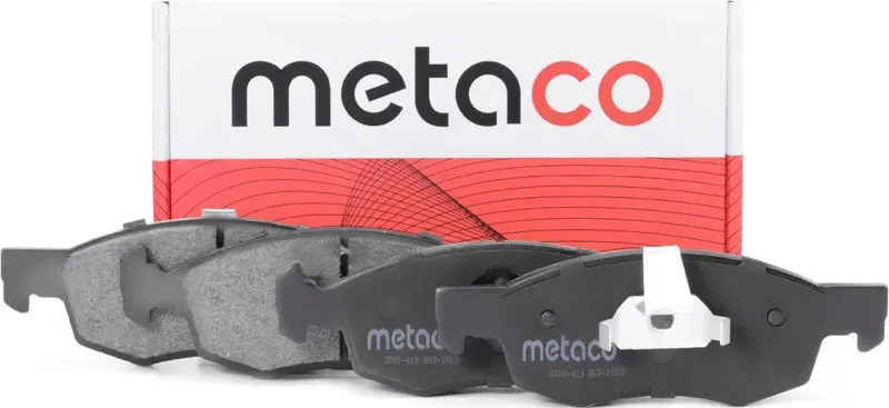 Колодки тормозные передние к-кт (Metaco). Артикул 3000419