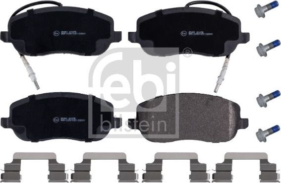 Тормозные колодки Febi Bilstein передние для Citroen Jumpy I 1998-2006. Артикул 16827