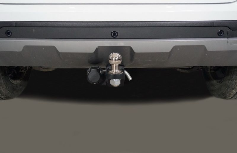 Фаркоп ТСС оцинкованный под американский квадрат для Chery Tiggo 4 Pro 2022-2026. Артикул TCU00327