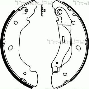 Тормозные колодки (стояночная тормозная система) SCT-Germany. Артикул SS 552