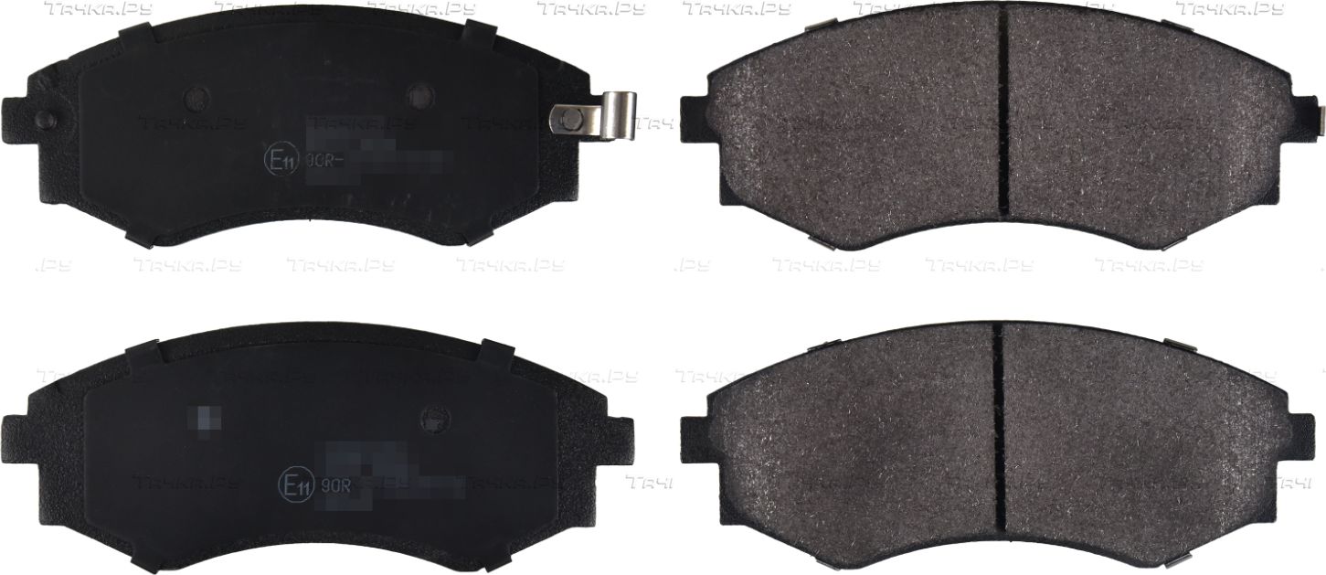Тормозные колодки Blue Print передние для Daewoo Korando 1999-2001. Артикул ADG04205