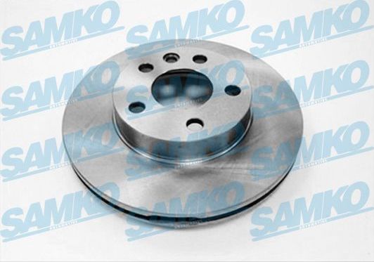 Тормозной диск Samko передний для Volkswagen Transporter T4 1990-2003. Артикул V2371V