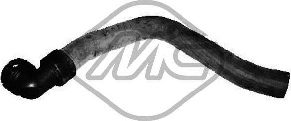 Патрубок радиатора (системы охлаждения) Metalcaucho. Артикул 09387