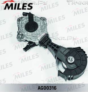 Натяжной ролик (натяжитель) приводного клинового зубчатого ремня Miles. Артикул AG00316