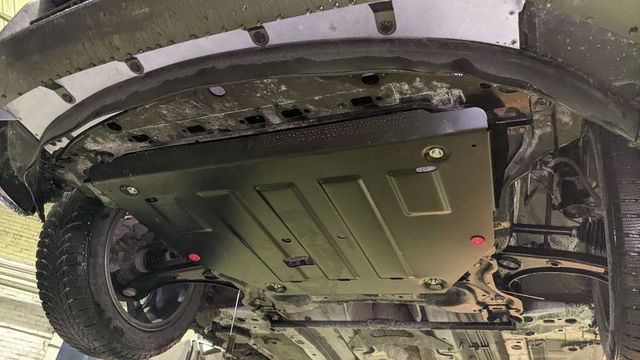 Защита Шериф (2 мм) для картера и КПП Nissan Note e-Power (вкл. Nismo) II Hybrid 2016-2020. Артикул 15.5295