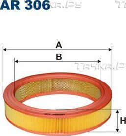 Воздушный фильтр Filtron. Артикул AR 306