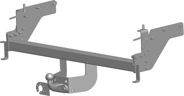 Фаркоп AvtoS для Ford Ranger II 2006-2011. Фланцевое крепление. Артикул FD 28
