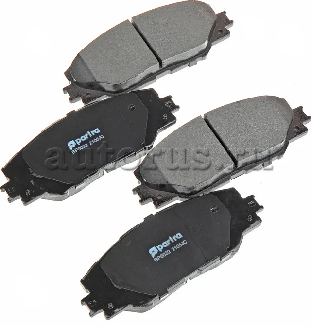 Колодки тормозные дисковые | перед прав/лев | (Partra) Partra. Артикул BP6032