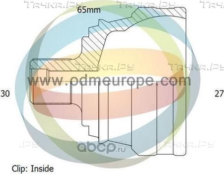12-141460 шрус 30/65mm/27 MB A176/B242/B245/CLA (117) (ODM). Артикул 12141460