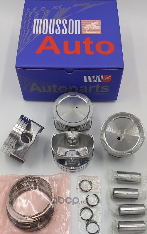 Поршень кольца комплект EA211 1.6 19 mm на 1 цилиндр (Mousson). Артикул SPR16EA2119STD