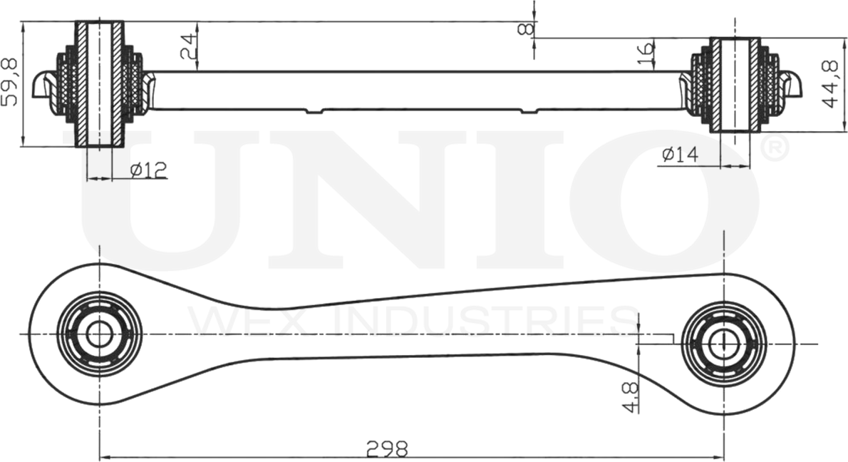 Рычаг подвески (Unio). Артикул SSP-40003