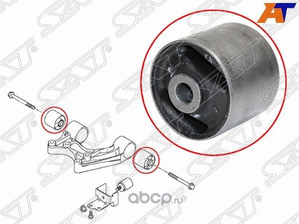 Сайлентблок переднего дифференциала SUZUKI GRAND VITARA/ESCUDO 06-14 SAT ST-27553-66J01 SAT. Артикул ST-27553-66J01