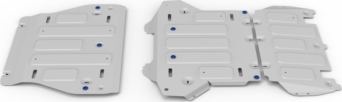 Защита алюминиевая Rival для электродвигателя Zeekr 001, 2023-2026. Артикул K333.1934.1