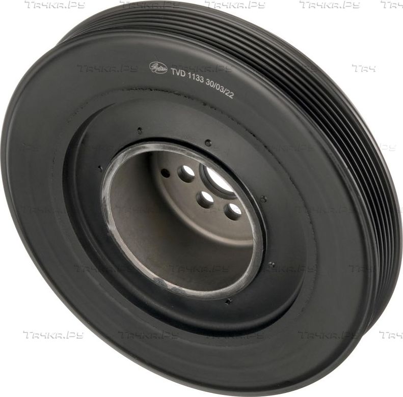 Шкив коленвала Gates DriveAlign® для Audi A6 allroad II (C6) 2006-2011. Артикул TVD1133