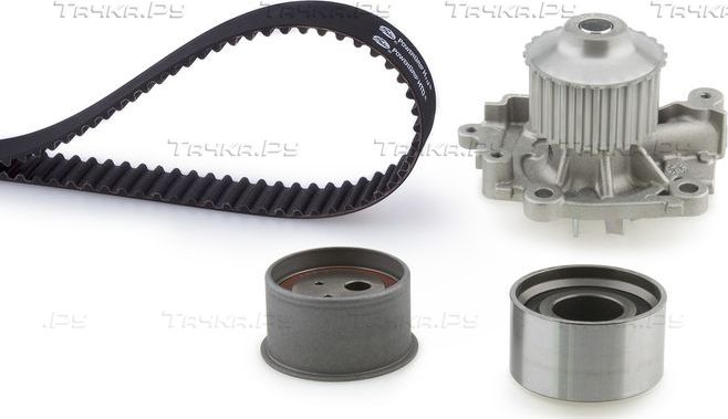 Помпа (водяной насос) с комплектом ремня ГРМ Gates PowerGrip® для Mitsubishi Carisma I 1999-2004. Артикул KP15514XS-2