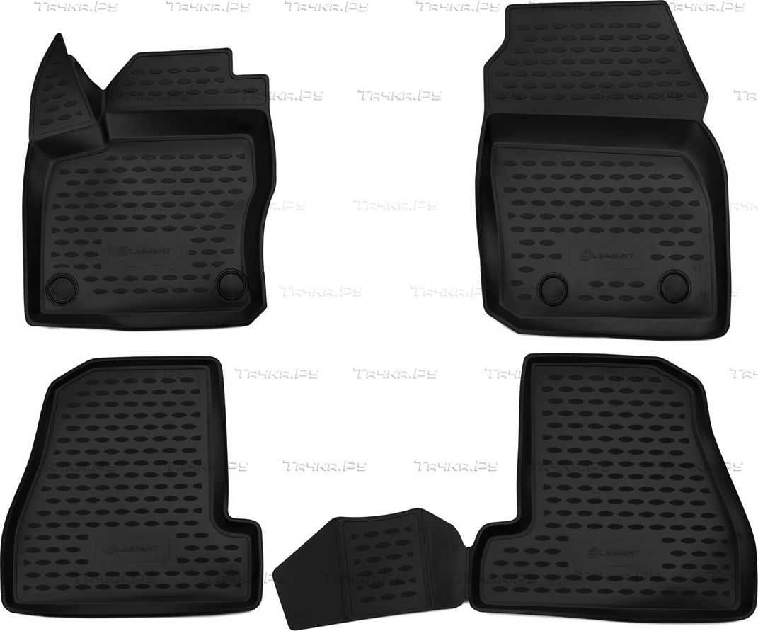 Коврики полиуретановые Element для салона Ford Focus III рестайлинг 2015-2019. Артикул Orig.1751152