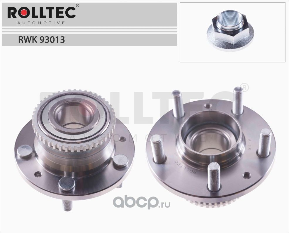 Подшипник ступицы задний (Rolltec). Артикул RWK93013