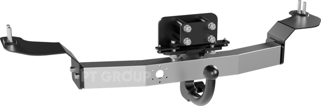 Фаркоп PT Group c нержавеющей накладкой для Lexus LX 450 2016-2021 с ключом. Артикул TLC-07-991424.00