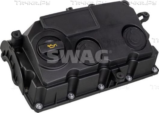 Клапанная крышка SWAG (полимерный материал) для SEAT Leon II 2005-2010. Артикул 33 10 5137