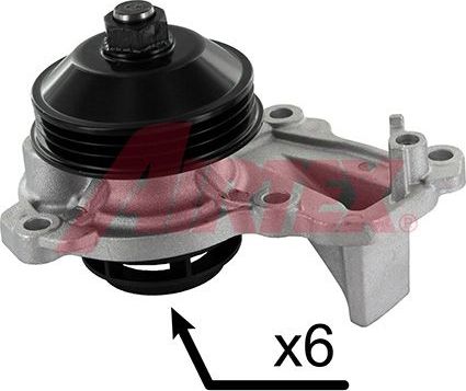 Помпа (водяной насос) Airtex для Citroen C1 II 2014-2026. Артикул 1996