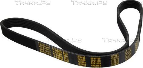 Приводной ремень поликлиновой Zentparts для Fiat Panda II 2003-2013. Артикул Z22608