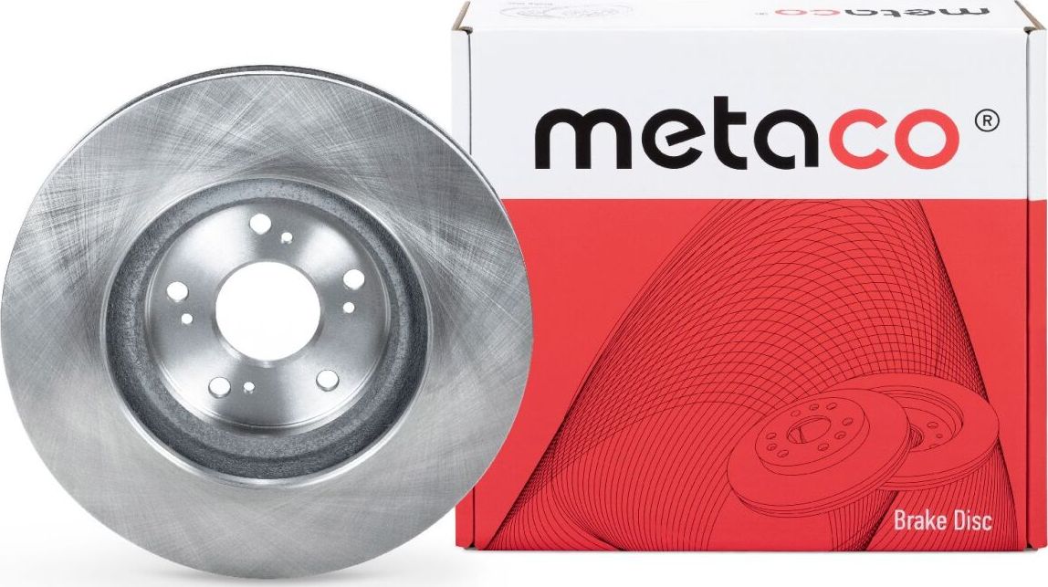Диск тормозной передний вентилируемый (Metaco). Артикул 3050154