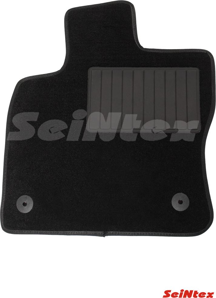Коврики текстильные Seintex на нескользящей основе для салона Skoda Kodiaq 7 мест 2017-2026. Артикул 89624