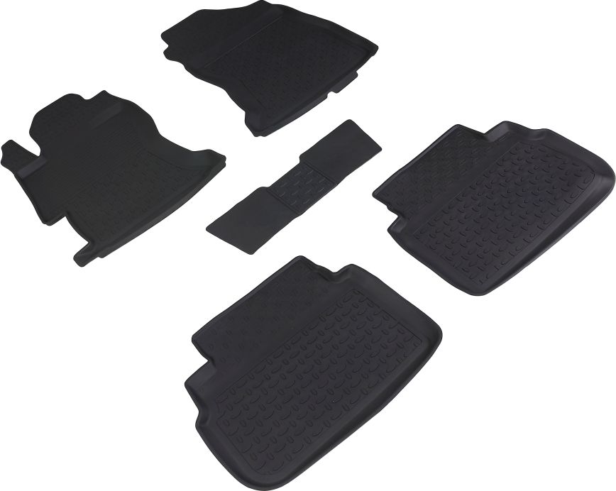 Коврики резиновые Seintex с высоким бортиком для салона Subaru XV II 2017-2026. Артикул 91026