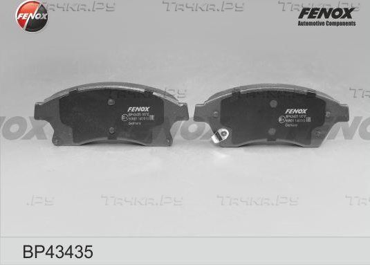 Тормозные колодки Fenox передние для Chevrolet Tracker III (Trax) 2012-2026. Артикул BP43435