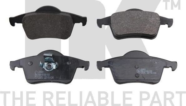 Тормозные колодки NK. Артикул 224821