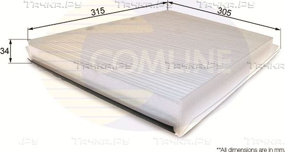 Салонный фильтр Comline. Артикул EKF139