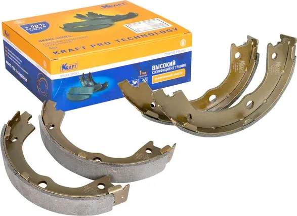 Колодки тормозные HYUNDAI/KIA SANTA FE 06- барабаные (Kraft). Артикул KT091554