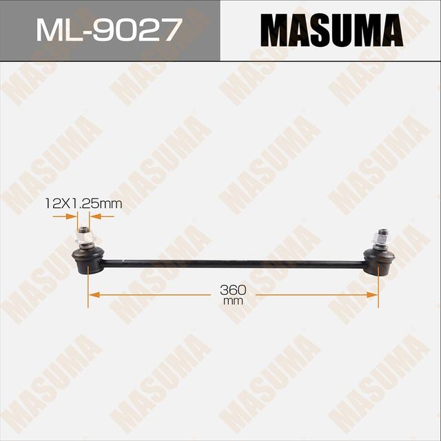 Стойка (тяга) стабилизатора Masuma передняя правая/левая для Toyota Ractis I 2005-2010. Артикул ML-9027