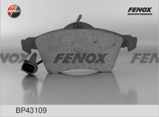 Тормозные колодки Fenox. Артикул BP43109