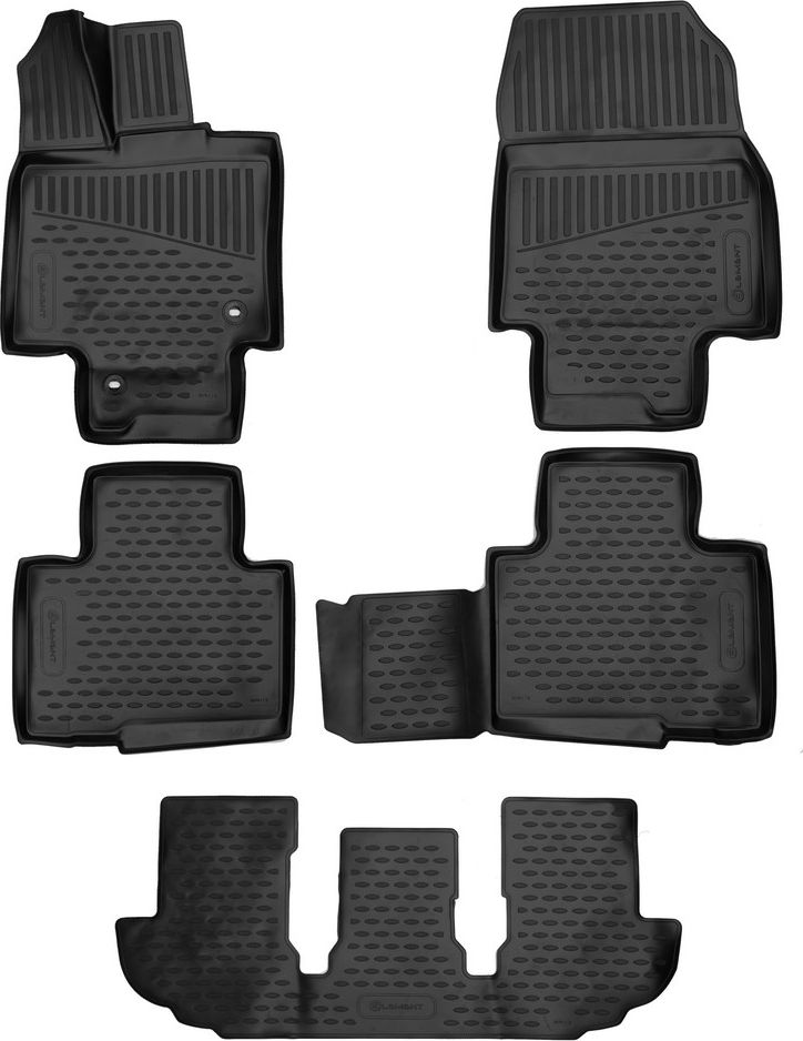 Коврики 3D Element для салона Toyota Highlander IV 2019-2026. Артикул ELEMENT3DA0N174210k