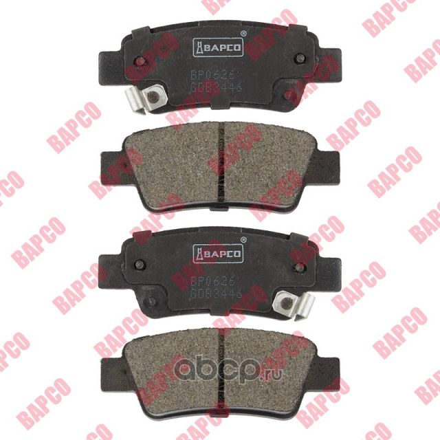 Колодки тормозные дисковые зад. HONDA CR-V III (RE_) (Bapco) Bapco. Артикул BP0626