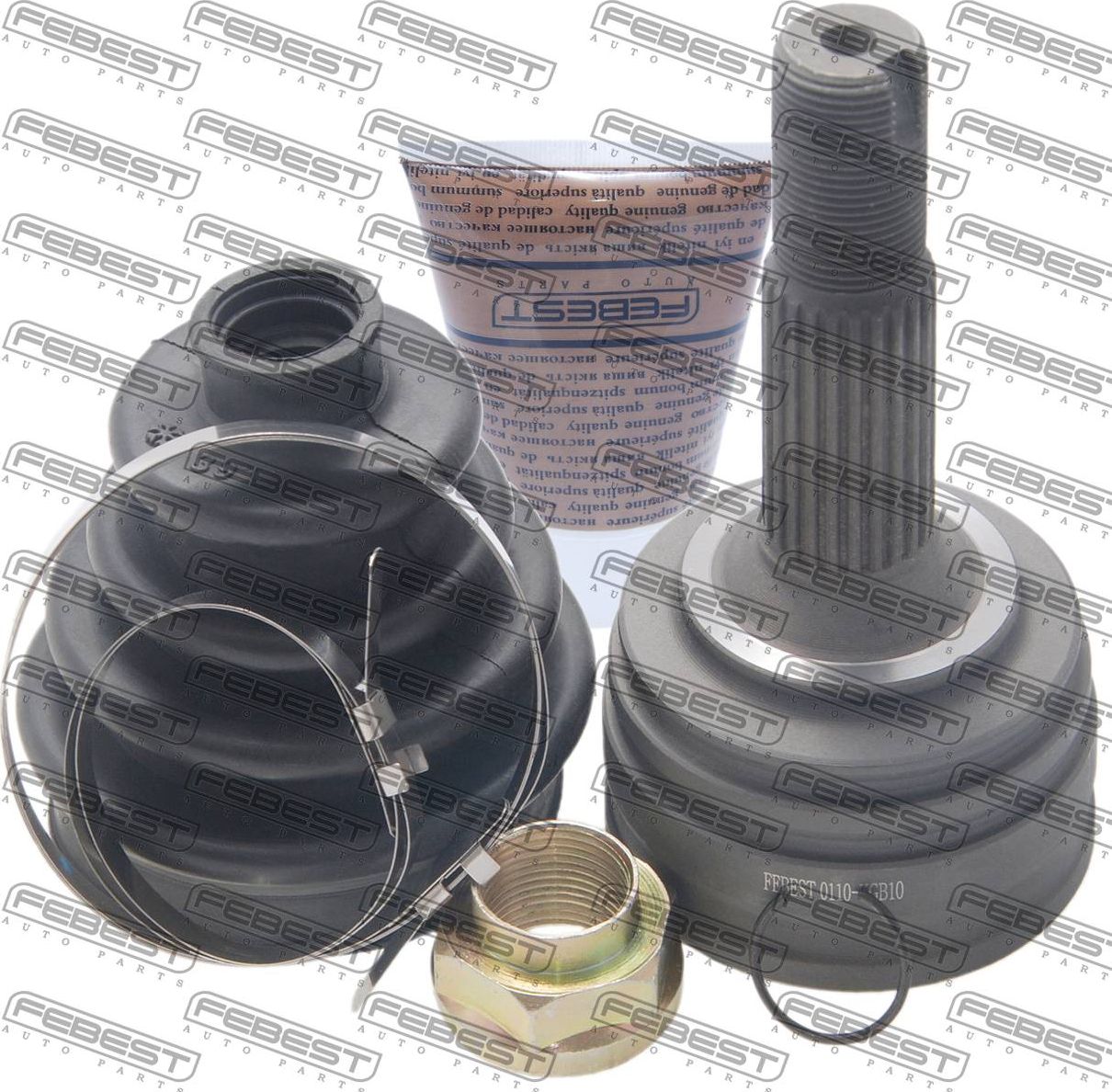 Шрус наружный (граната) Febest. Артикул 0110-KGB10