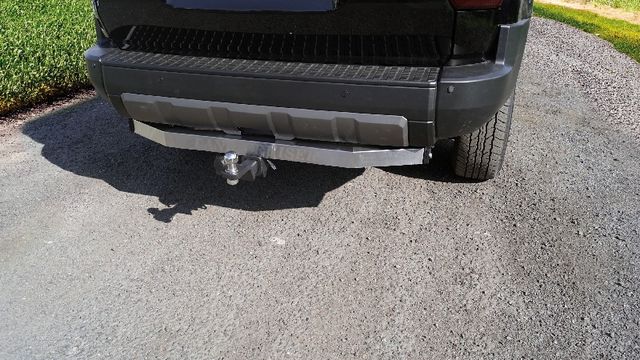 Фаркоп ТСС оцинкованный под американский квадрат для Toyota Land Cruiser Prado 250 2023-2026 нерж. шар. Артикул TCU00424N