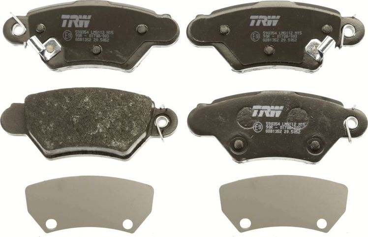 Тормозные колодки TRW COTEC. Артикул GDB1352